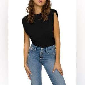 Good American | Strong Shoulder Tank Top | medium